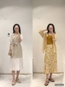 150cm身高穿成高个子，藕粉色衬衫配杏色