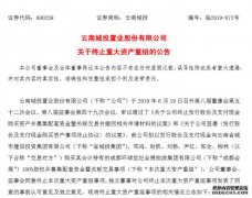 云南城投终止收购成都会展 “蛇吞象”交