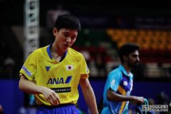 3-0横扫日本张本智和，印度选手全程碾压