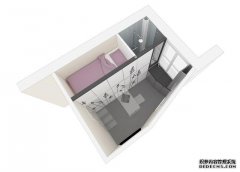 了不起的法国设计师！8㎡小屋爆改成2室