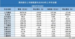 新能源汽车财报上半年两极分化加剧