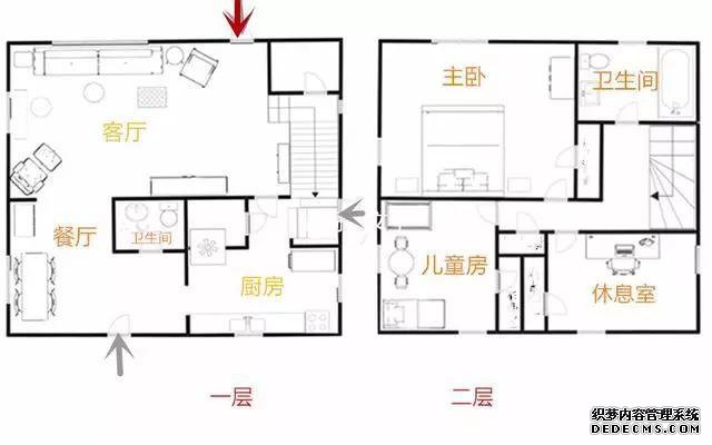 18W装修85㎡复式新房，儿子很满意自己的儿童房，要喊小朋友来玩