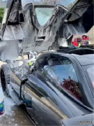 一辆3500万帕加尼洗车,用温水清洗引擎!