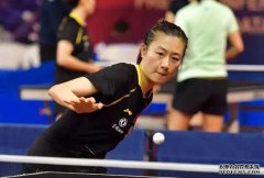 国乒队长丁宁作为女队现役唯一一位大满