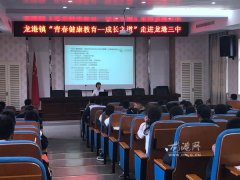 龙港镇开展2019年“青春健康教育”进校园
