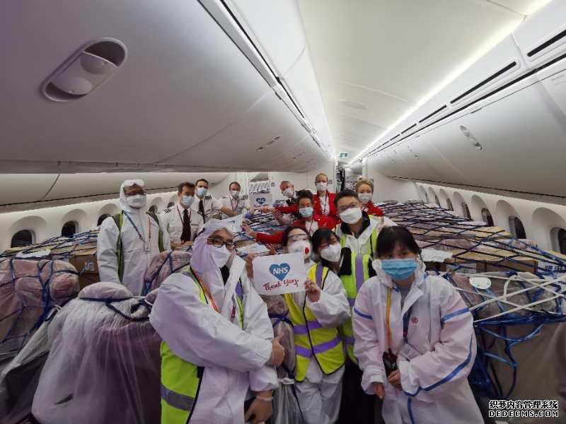 英国维珍航空从中国运回3300万只口罩 300台呼吸机