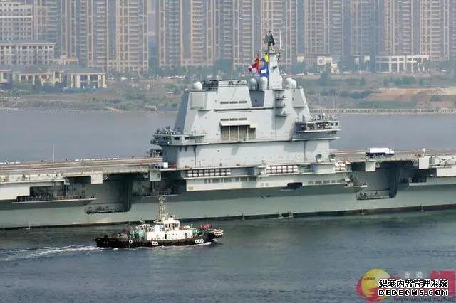 港媒：喜迎“八一”建军节！国产航母开启第七次海试
