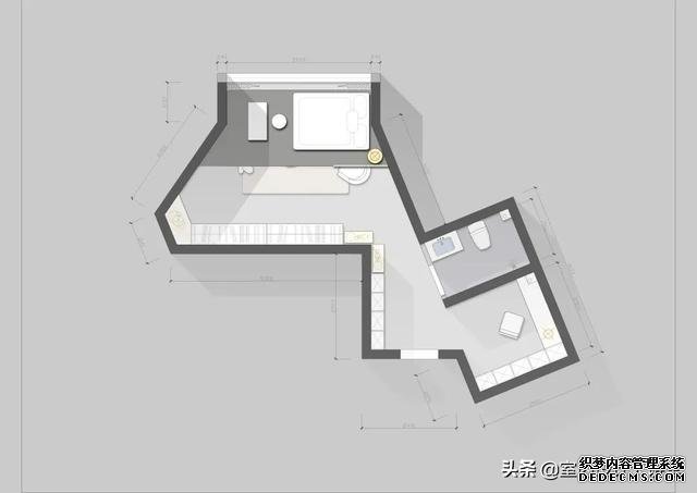 户型优化 | 一个马桶型奇葩户型的12种改造方案，尽你所想