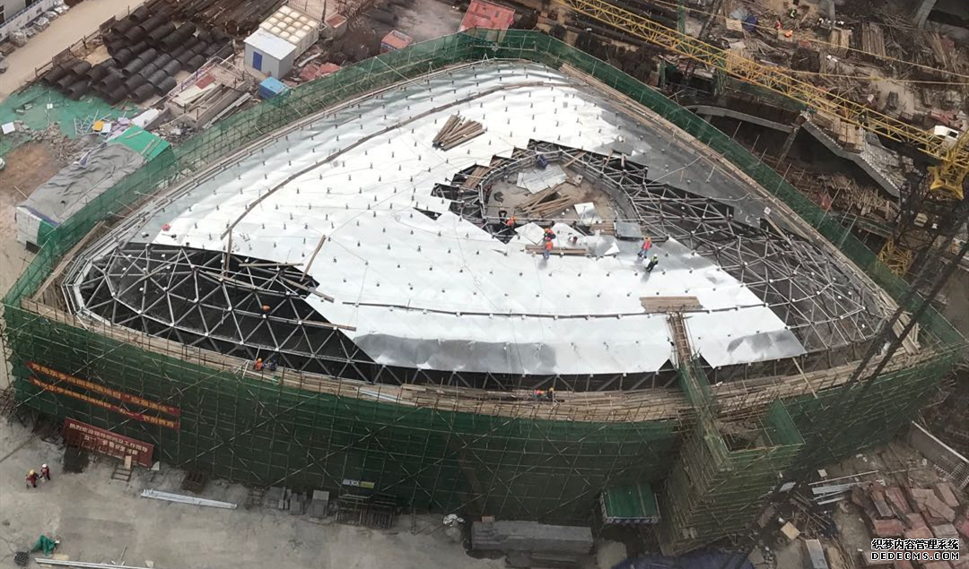 李沧区：信息与金融产业示范区4#楼通过主体验收