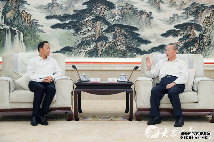 黄冈市党政代表团来山东考察 刘家义李干杰会见代表团杨东奇出席