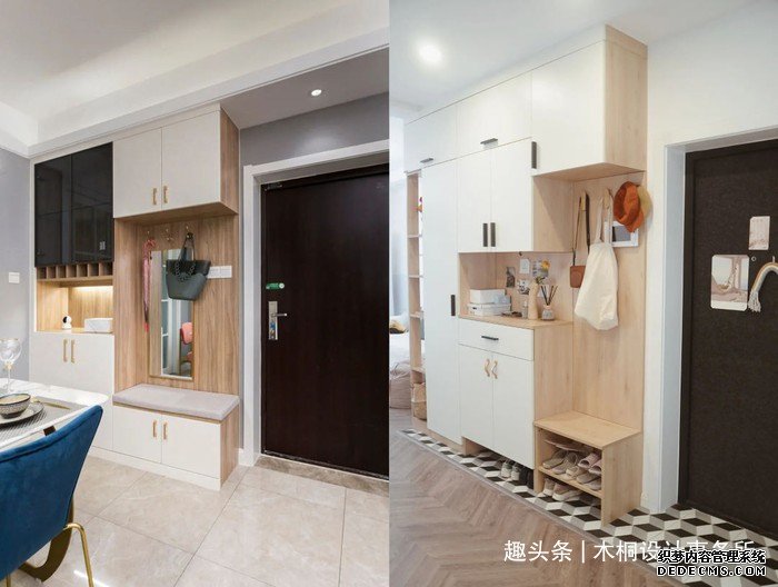 买的房子没有玄关，鞋柜该如何设计？五种方案给你作参考