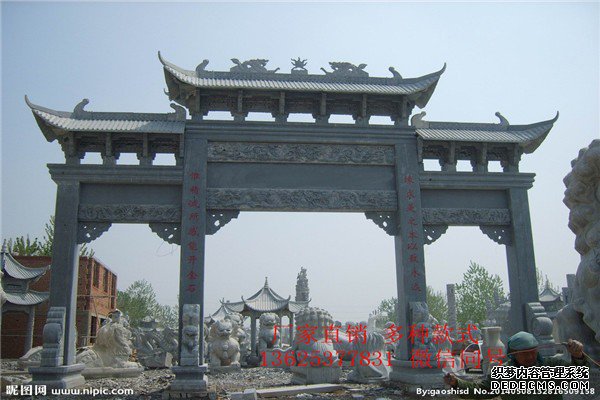 专业制作习水县村口牌坊大门