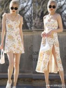 初夏首条裙子就选“碎花连衣裙”，甜美