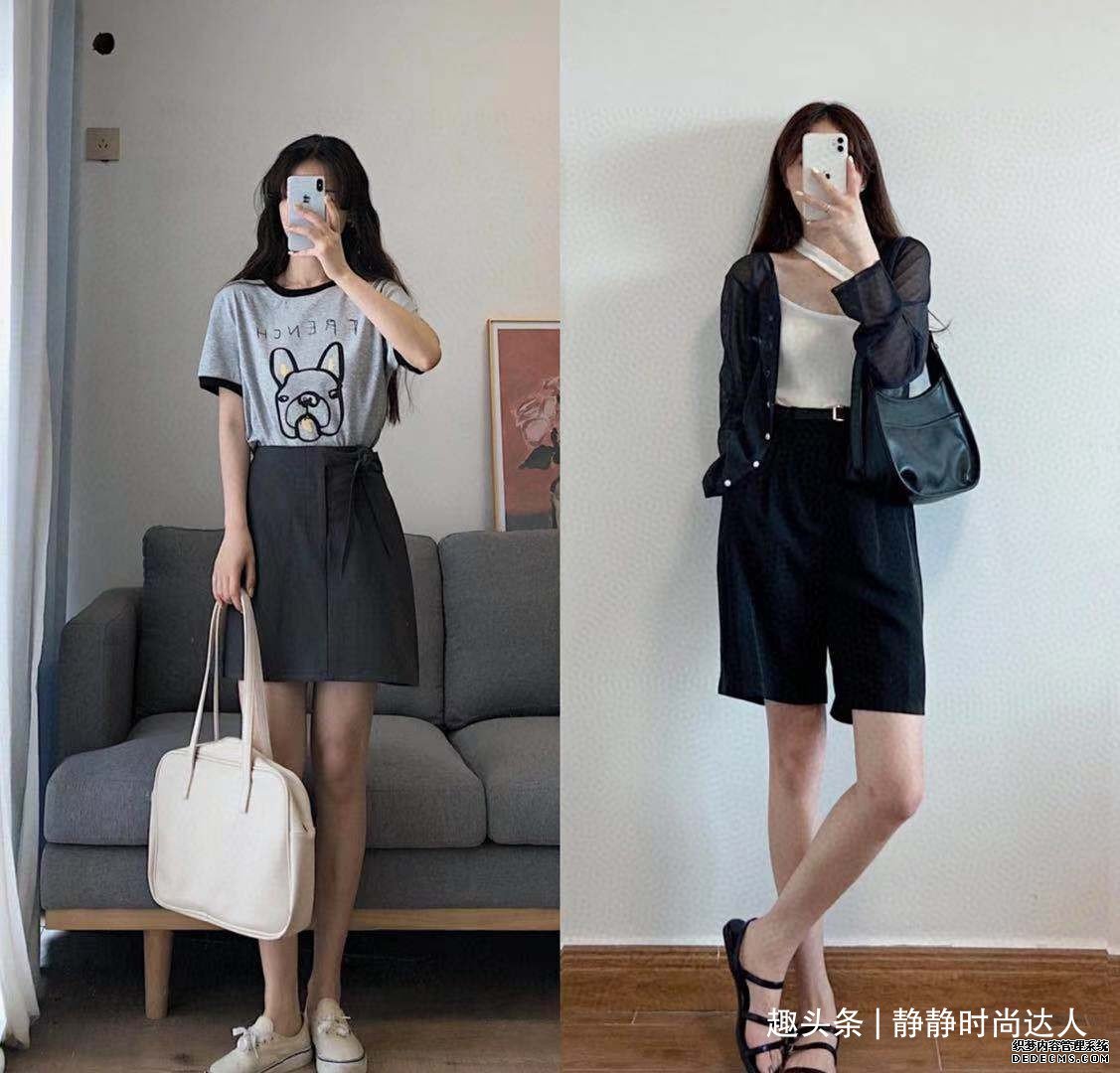 夏天怎么穿不单调？选一件带花色的单品，个性感和时尚感并存