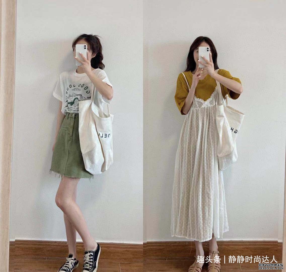 夏天怎么穿不单调？选一件带花色的单品，个性感和时尚感并存