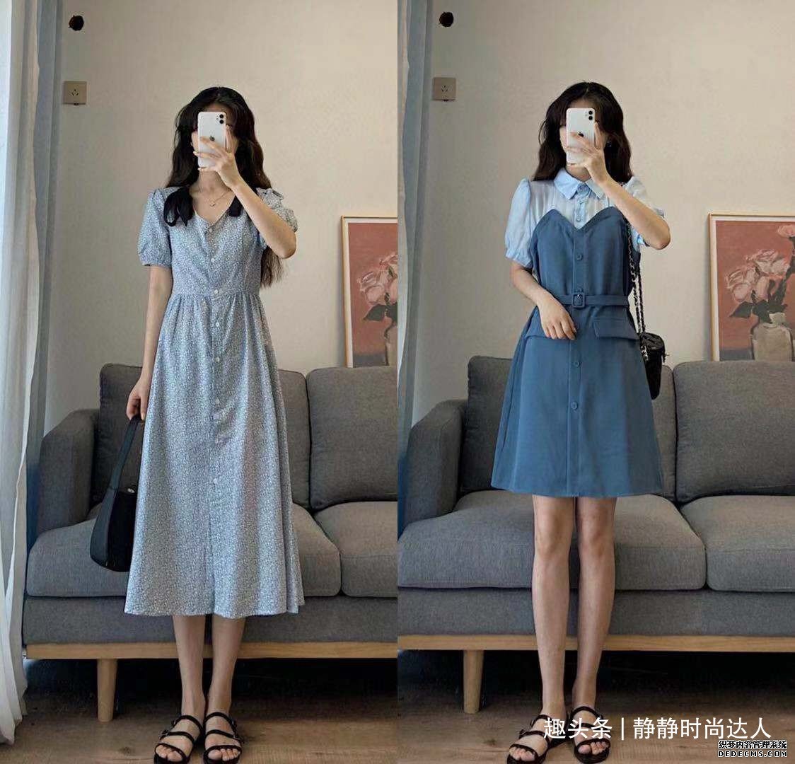 夏天怎么穿不单调？选一件带花色的单品，个性感和时尚感并存