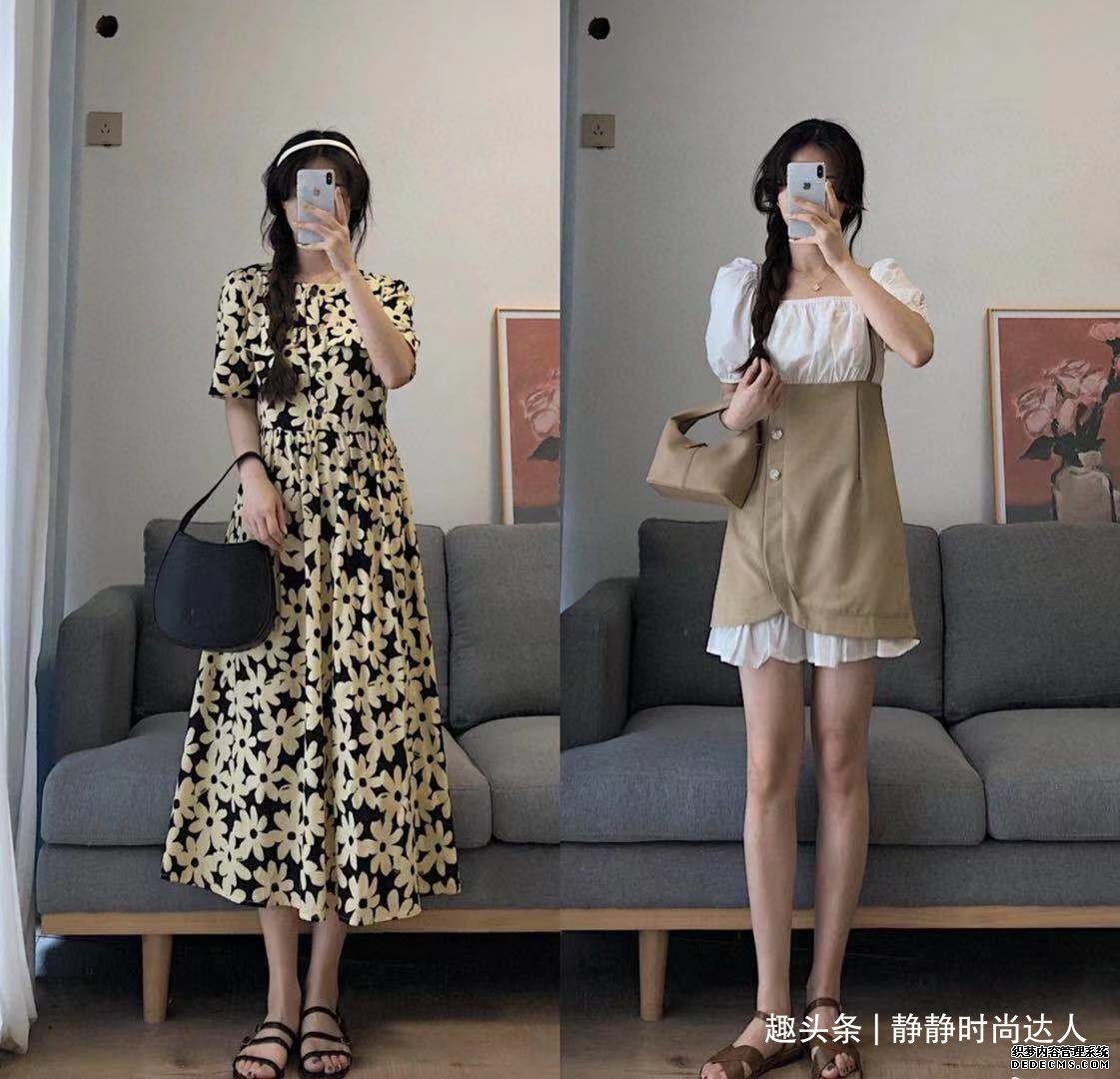 夏天怎么穿不单调？选一件带花色的单品，个性感和时尚感并存
