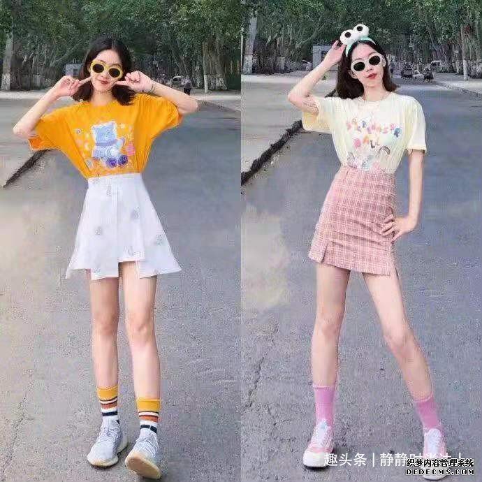 夏天别总穿黑白灰！试试这3种亮色的配色穿法，很阳光有活力