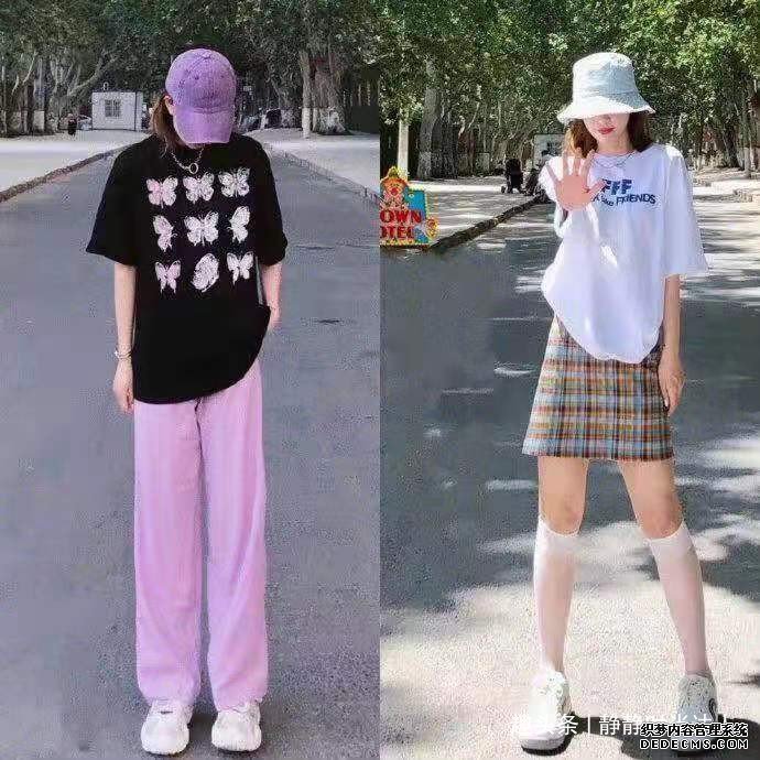 夏天别总穿黑白灰！试试这3种亮色的配色穿法，很阳光有活力