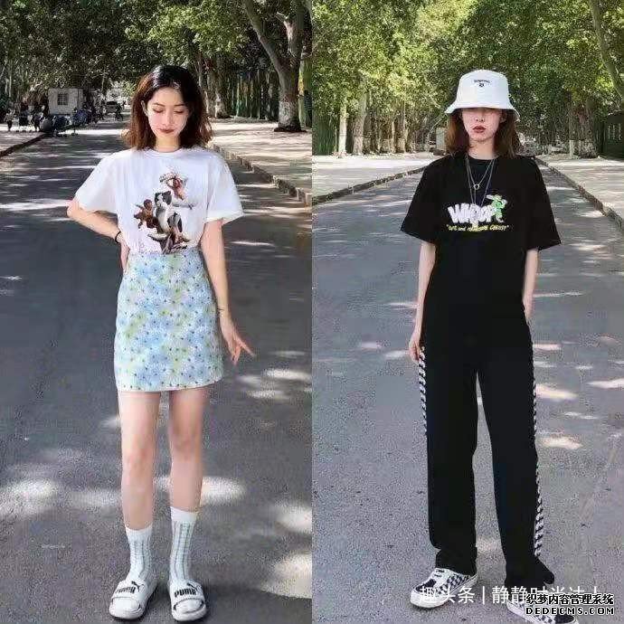 夏天别总穿黑白灰！试试这3种亮色的配色穿法，很阳光有活力