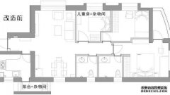 95平老房改造前后，全屋收纳储物力惊人