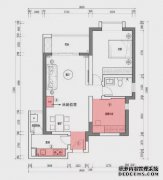 80㎡现代简约，餐厅、书房、客卧三合一