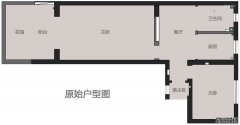 46平米的小空间，采用光影的设计