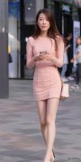 胯宽的连衣裙美女，职业女性那种独有的