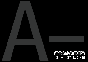 字体缩小